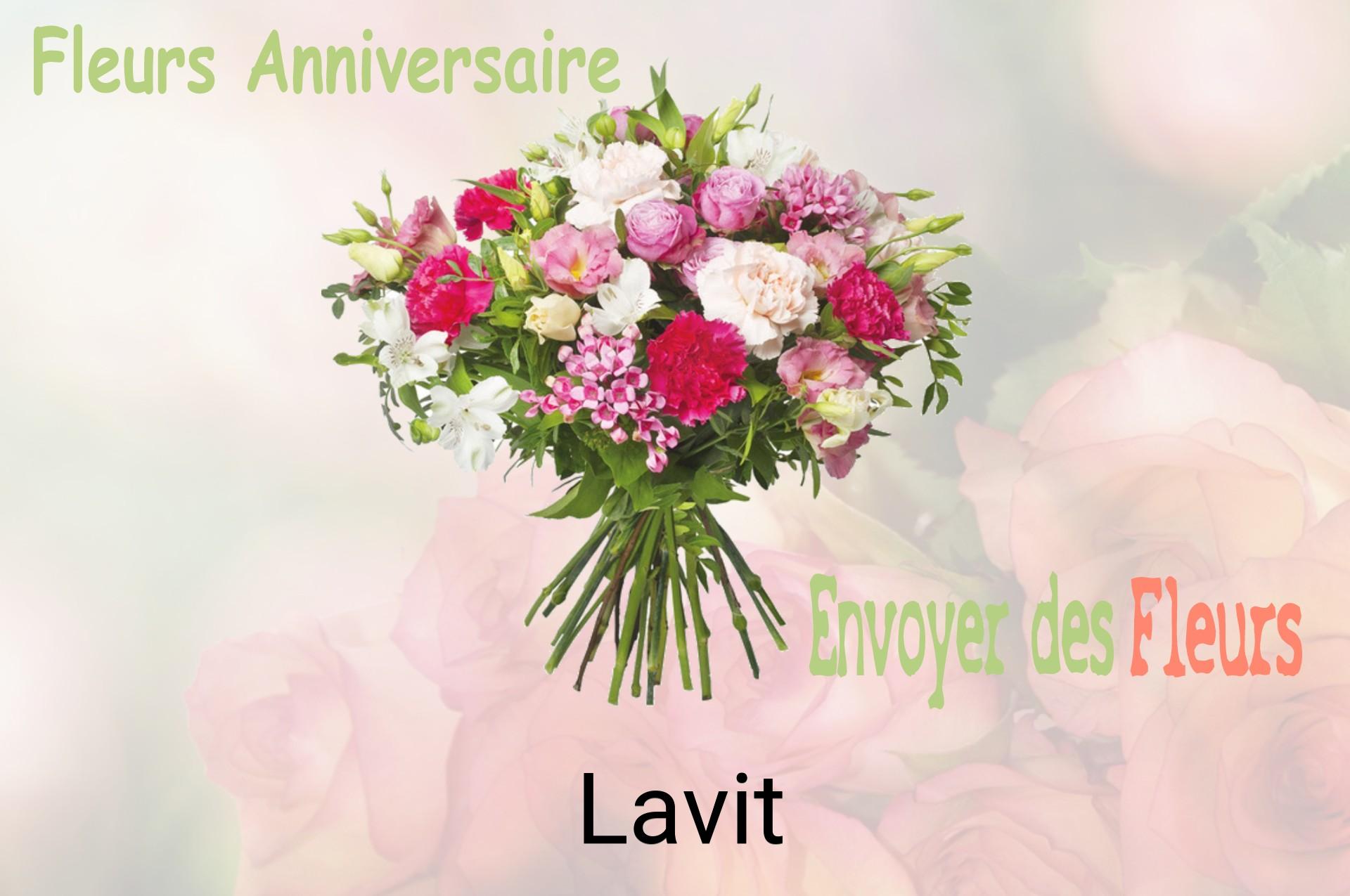 Bouquet de fleurs d’anniversaire livré à Lavit