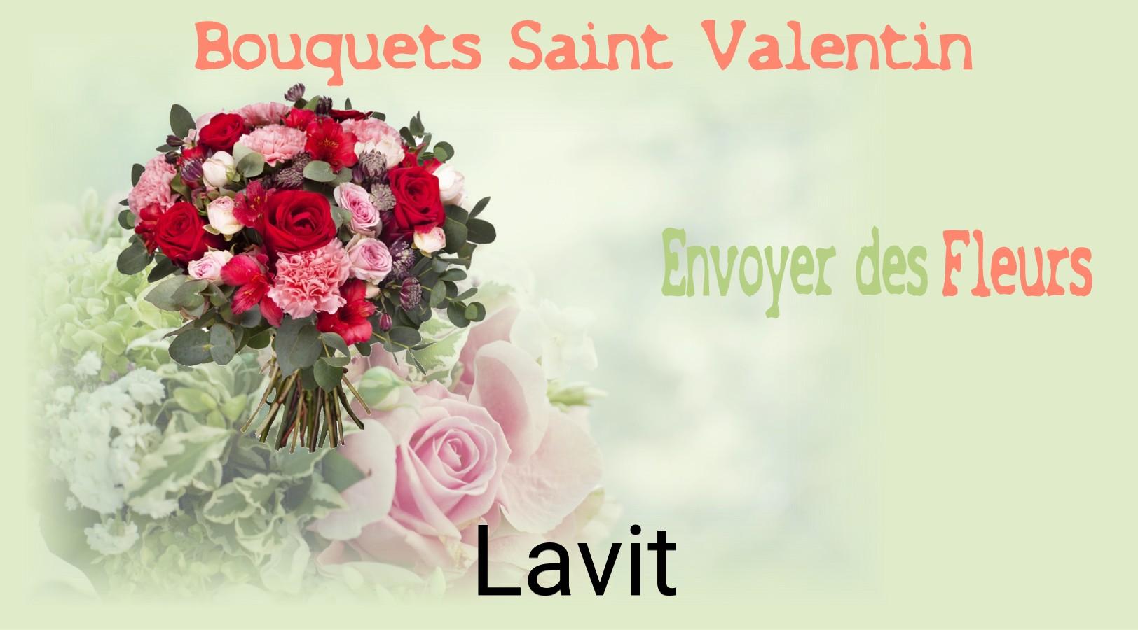 Roses de Saint-Valentin livrées à Lavit
